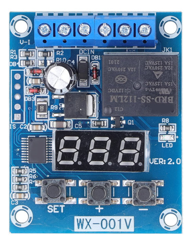 Modulo Deteccion Voltaje Rele Retardo Digital Multipl Modo