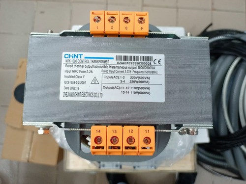 Transformador D Control Chint 1000va Relacion 480-240/120vac