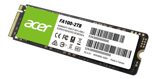 Ssd Acer Fa100 M.2 2tb Pcie Gen 3 X4 Nvme 1.4, 3d-nand