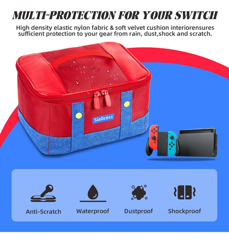 Sialicess Switch Case For Switch/oled Hard Shell Protec...