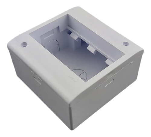 Caja Exterior Ip40 3 Mod Mini Bianca Color Blanco Sica