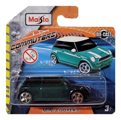 Auto Mini Cooper S Maisto Escala 1/64 Original Licencia