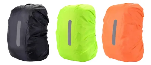 Funda Cubre Mochila Impermeable Reflectante 45-55 Litros