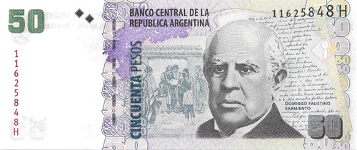Billete 50 Pesos Argentina 2015 Sin Circular 