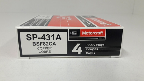 Imagen 8 de 10 de Bujias De Ford F-100 Juego X 6 Motor 221 Motorcraft!!! Bsf/82/c