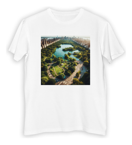 Remera Hombre Central Park Oasis Urbano New York M1