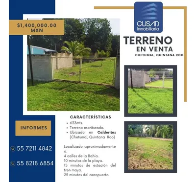 Terreno en venta