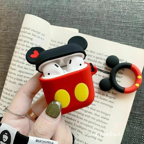 Funda Auriculares AirPods Bluetooth Protector Mickey Minnie