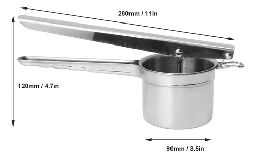 Exprimidor De Patatas De Acero Inoxidable 304, Resistente A