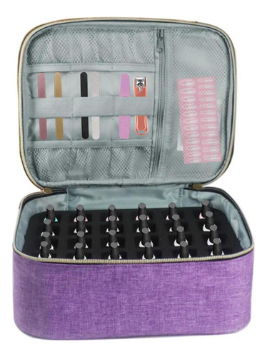 Sk Estuche De Esmalte Portátil, Soporte Doble