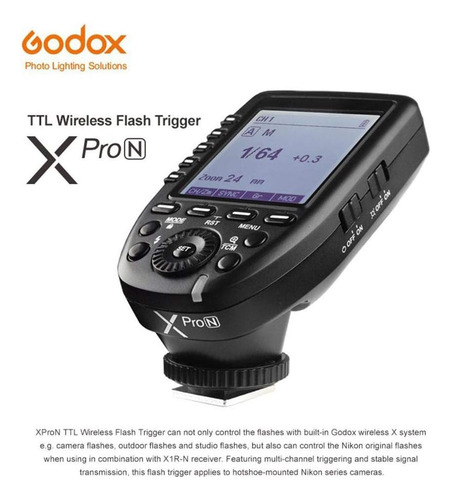 Xpron Ttl - Disparador De Flash Inalámbrico Para Nikon