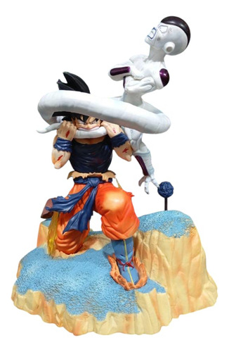 Figura Acción Goku Muerde A Freezer Dragón Ball Z 25cm