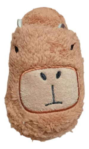 Pantuflon Peluche Acolchado Capybara Infantil 27/34