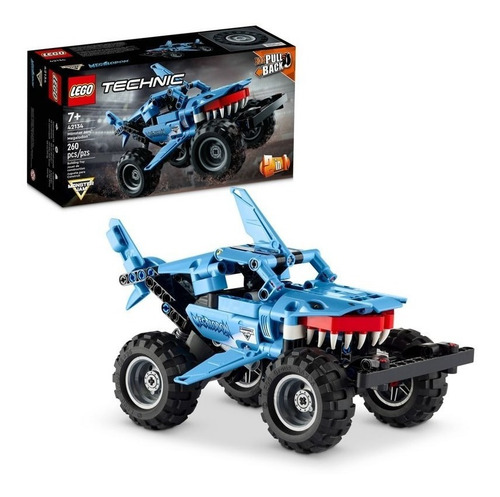 Kit De Construcción Lego Technic Monster Jam Megalodon 42134