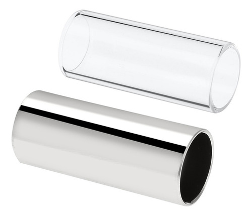 .1 Slide De Metal Para Guitarra, 2 Unidades, 6 Cm, Aço