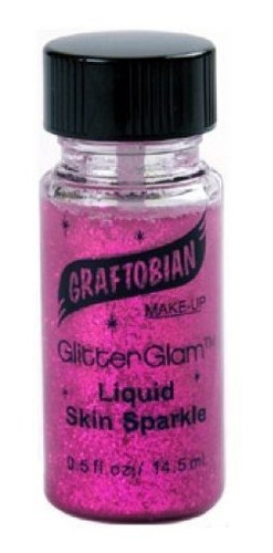 Brillo Liquido Glitter Glam De Graftobian Rosado Pasion