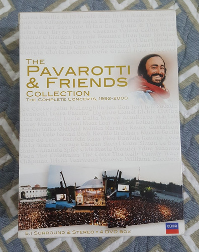 Box 4 Dvds - The Pavarotti & Friends Collection 1992-2000