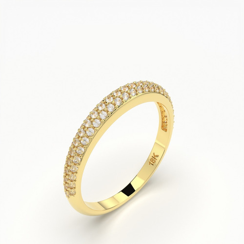 Anillo Triple Cintillo Oro Amarillo 18k