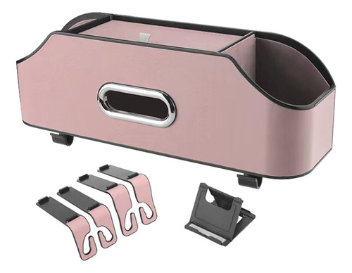 Organizador De Respaldo De Asiento De Coche, Soporte Rosa