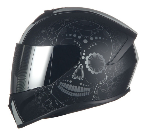 Casco Integral Para Moto Edge Zoom Carabela Certficado Dot Color Gris Tamaño del casco L