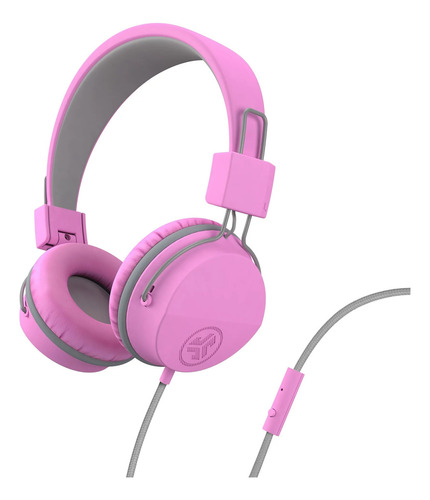 Audifonos De Diadema Sonidolab Vibe Junior Wired Color Rosa