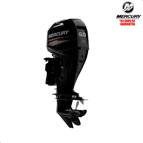 Motor De Popa Mercury 4 Tempos 60hp Elpt Efi Ct Pess Física
