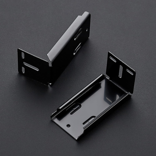 5 Pares 10 Soportes Negros Resistentes De Montaje Trasero
