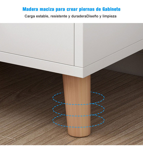 Zapatero Madera 3puertas + Cajón Antihumedad (blanco) Blanco