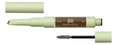 Pixi Natural Brow Duo – Augenbrauen-Stift & Getöntes Gel – Deep Brunette – Wasserfest & Parabenfrei