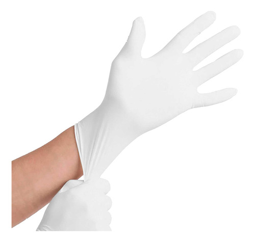 Guantes Latex Exploración Examinación Uso Médico Sin Polvo