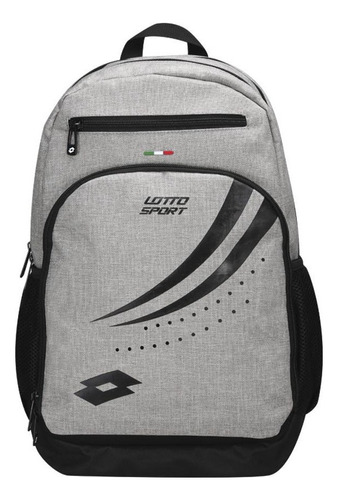 Lotto Mochila Faster Color Gris/Negro