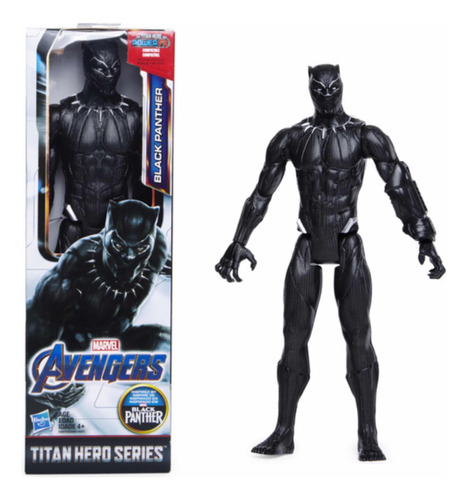 Black Panter Pantera Negra 30 Cms Titan Hero Marvel Power Fx