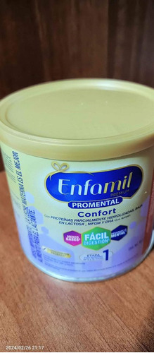 Leche Bebe Enfamil Promental Confort Etapa 1 Tarro Pequeño 