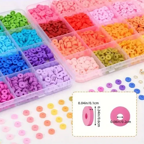 Kit Para Hacer Pulseras De Arcilla Con Cuentas
