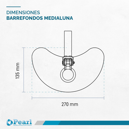 Barrefondo Mediauluna Limpia Piletas Pesado