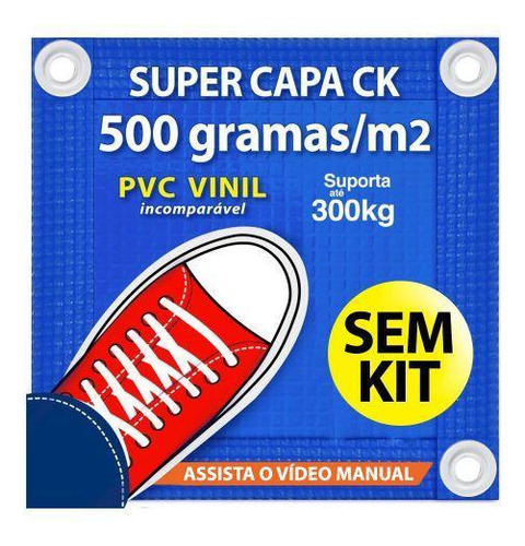 Capa Piscina 15 Em 1 Pvc 500 Reposição Segurança 6,5x3,5