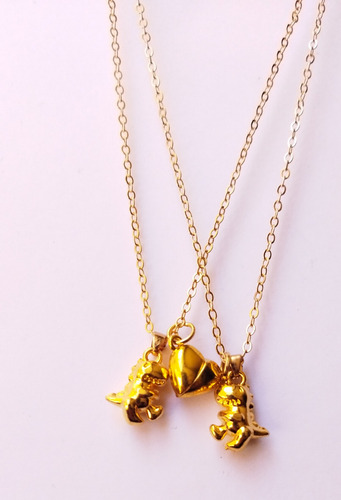 Par De Collares Rex Con Iman Para Pareja Amistad