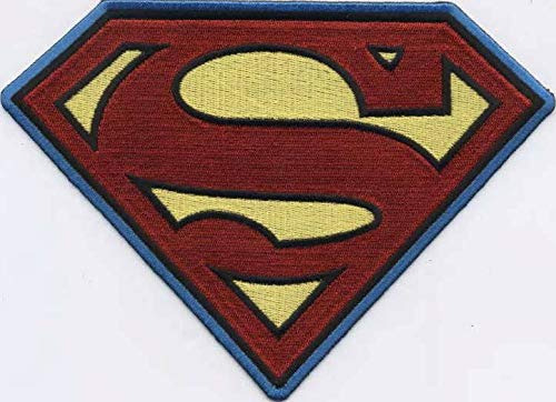 Logo Superman  Dc Comics Obra Arte Bordado Hierro Parche X