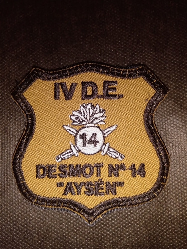 Parche I V División De Ejército.destacamento 14 Aysén.