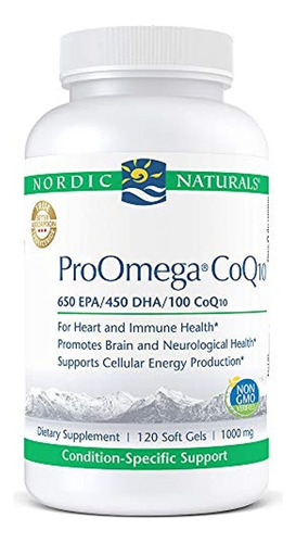 Aceite De Pescado Nordic Naturals Proomega Coq10