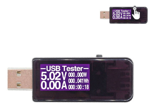 Medidor Usb Tester  4v-30v 0-3a E Voltagem Corrente Novo