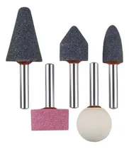 Comprar Set 5 Fresas Piedras Abrasivas Taladro Y Dremel Lijar Pulir*