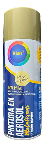 Pintura Spray Dorado Metalizado Vert 350ml