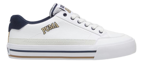 Zapatilla Puma Court Classic 395089 01 Blanco Para Hombre