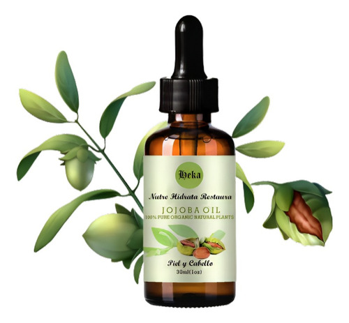 Aceite De Jojoba, Puro Orgánico Prensado 100% Natural!!!