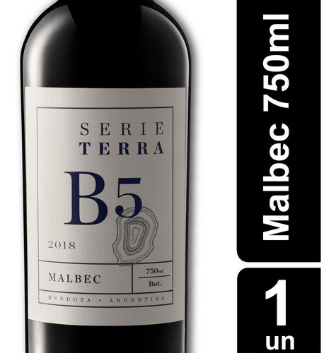 Vino Serie Terra Malbec Botella X 750 Ml