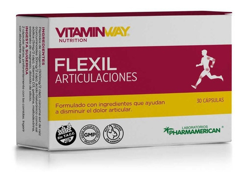 Suplemento Vitaminway Flexil Articulaciones X30 Capsulas