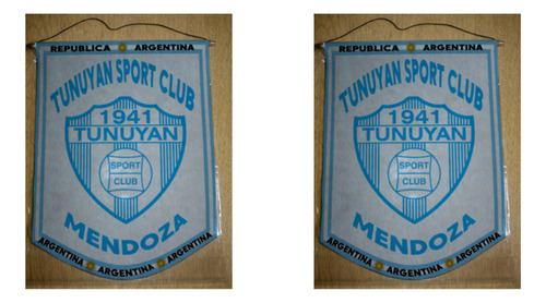 Banderin Grande 40cm Tunuyan Sport Club Mendoza