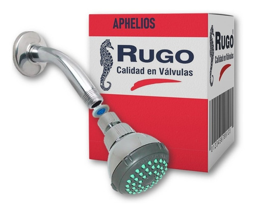 Regadera Con Brazo Y Chapeton De Abs Rugo Caribe Cromo 44cce