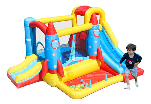 Airmyfun Casa Inflable De Rebote, Castillo Inflable Con Sopl